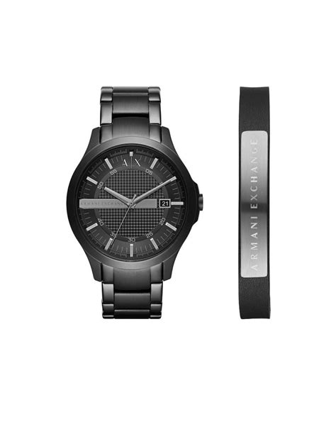 liverpool reloj armani exchange negro|armani exchange box set.